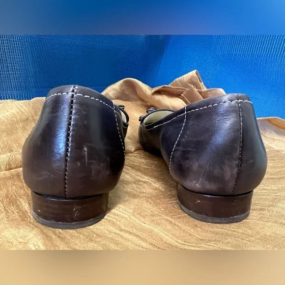 Etienne Aigner tassel loafer shoes, brown 8.5 - Picture 5 of 7